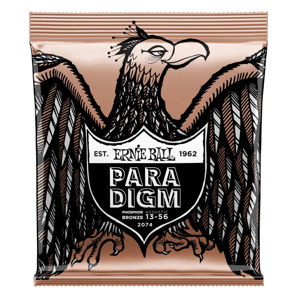 Ernie Ball 2074 Medium Paradigm Phosphor Bronze Acoustic Guitar Strings 13-56 Gauge