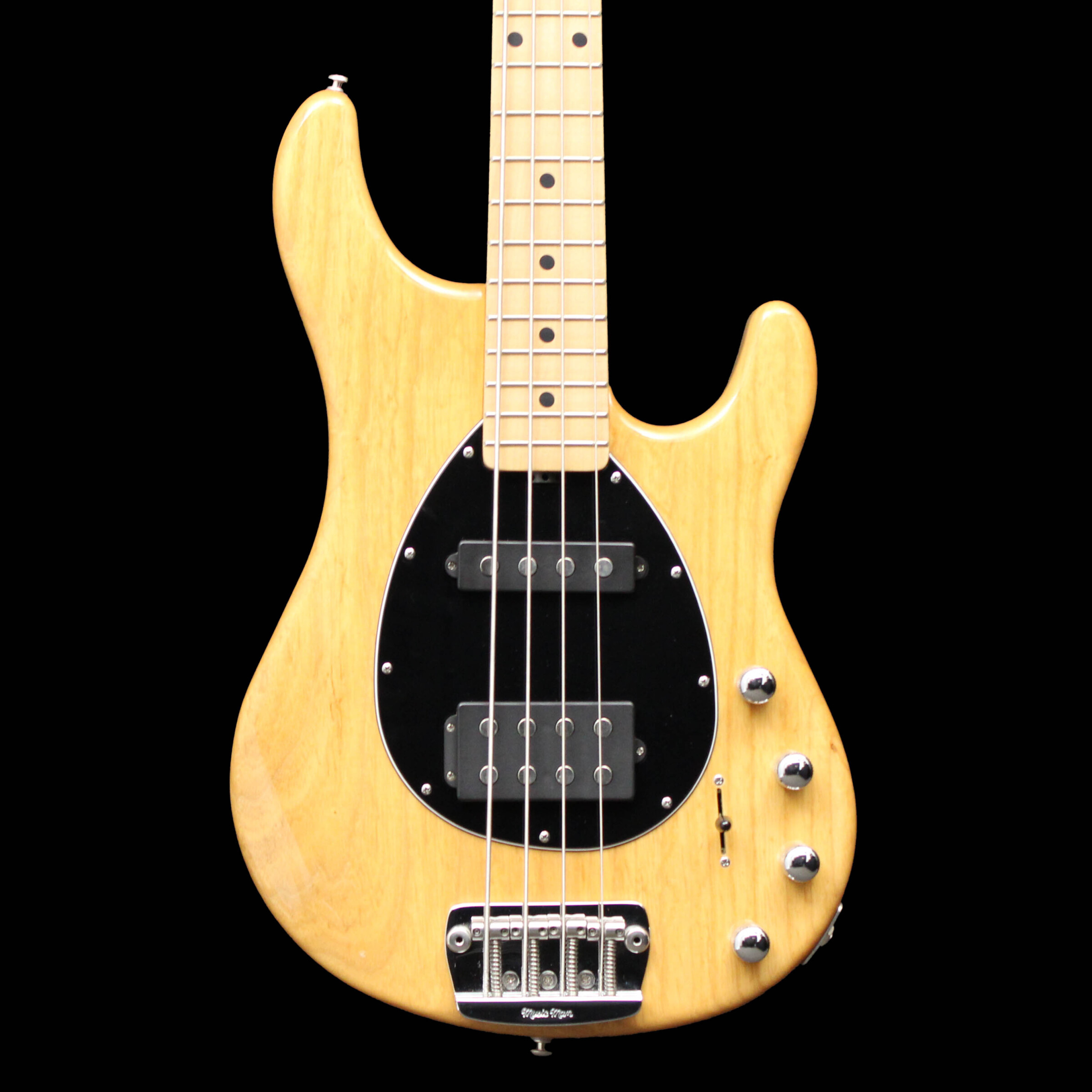 Ernie Ball Music Man Sterling 4 HS Four String Electric Bass, Natural, Original Hard Case