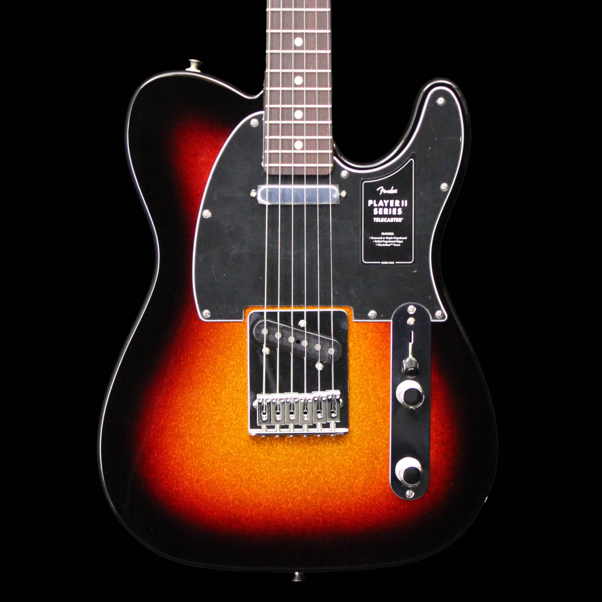 Fender Limited Edition Player II Telecaster, Rosewood Fingerboard, Sparkle 3-Color Sunburst
