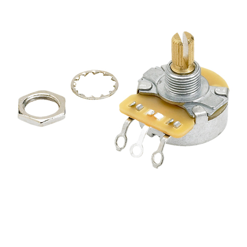 Fender Pure Vintage 250K Split Shaft Potentiometer with Mounting Hardware