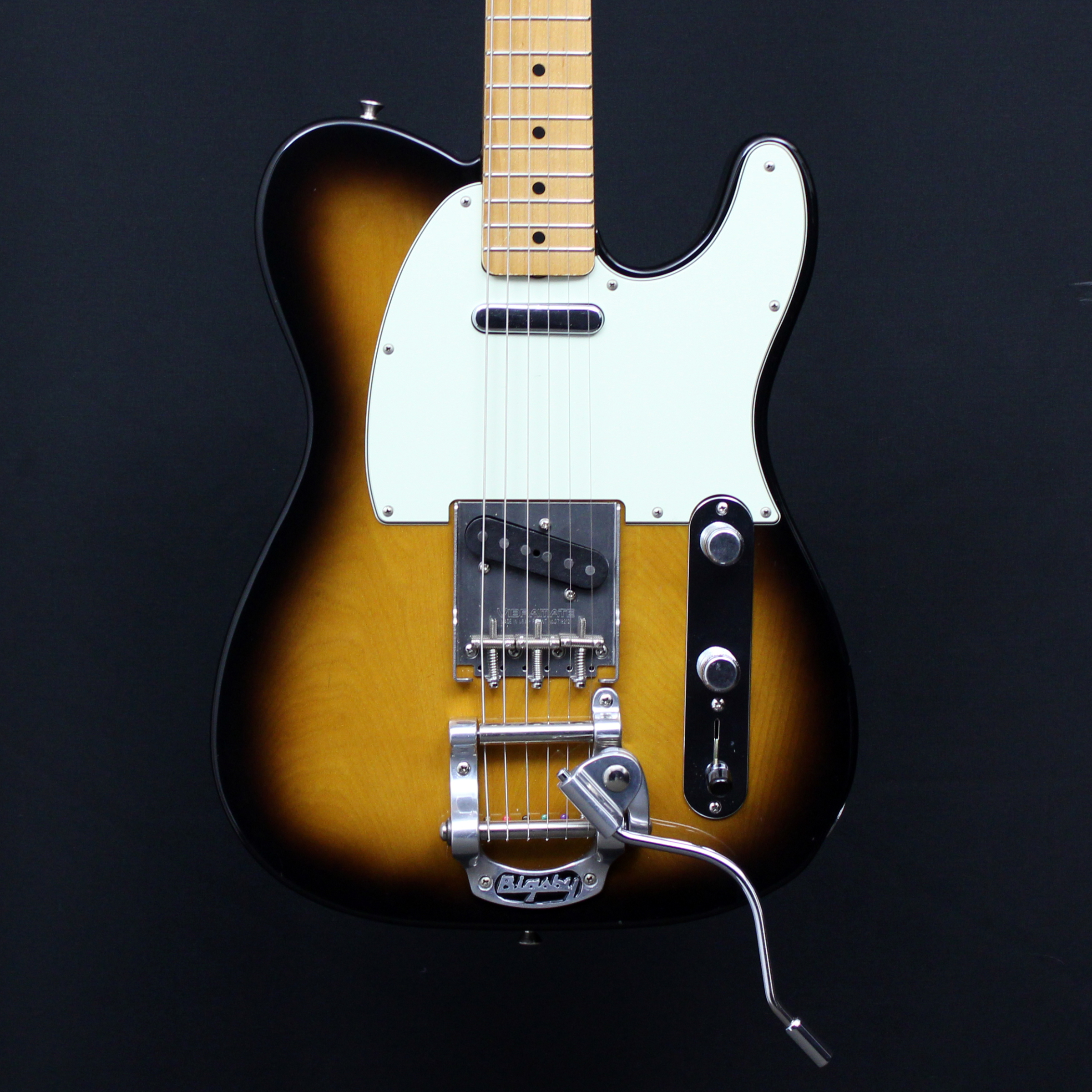 Fender TL52-55 Telecaster w/Bigsby, 2 Color Sunburst, Gig Bag