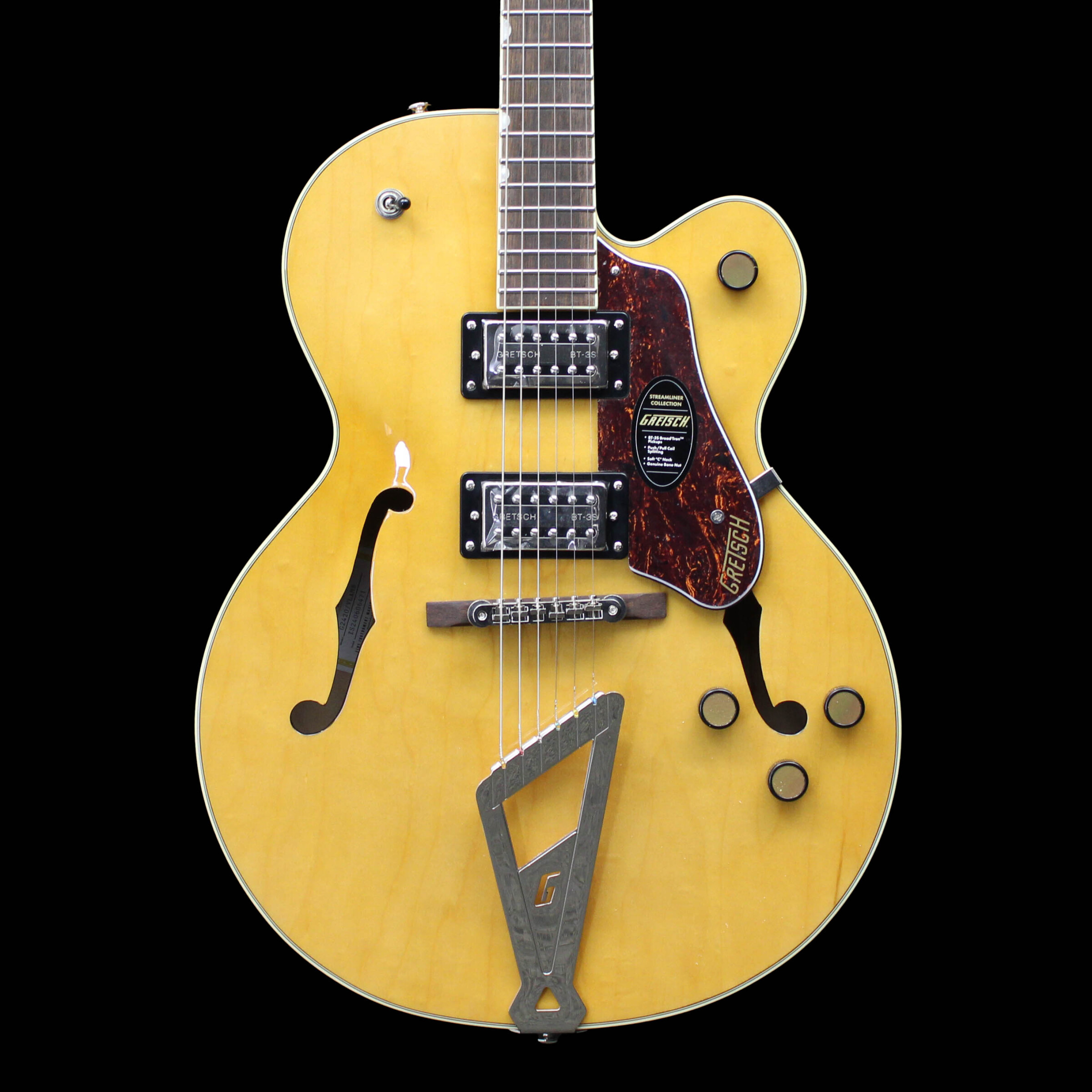 Gretsch G2420 Streamliner Hollow Body with Chromatic II, Village Amber, Broad'Tron BT-3S Pickups, Laurel Fingerboard