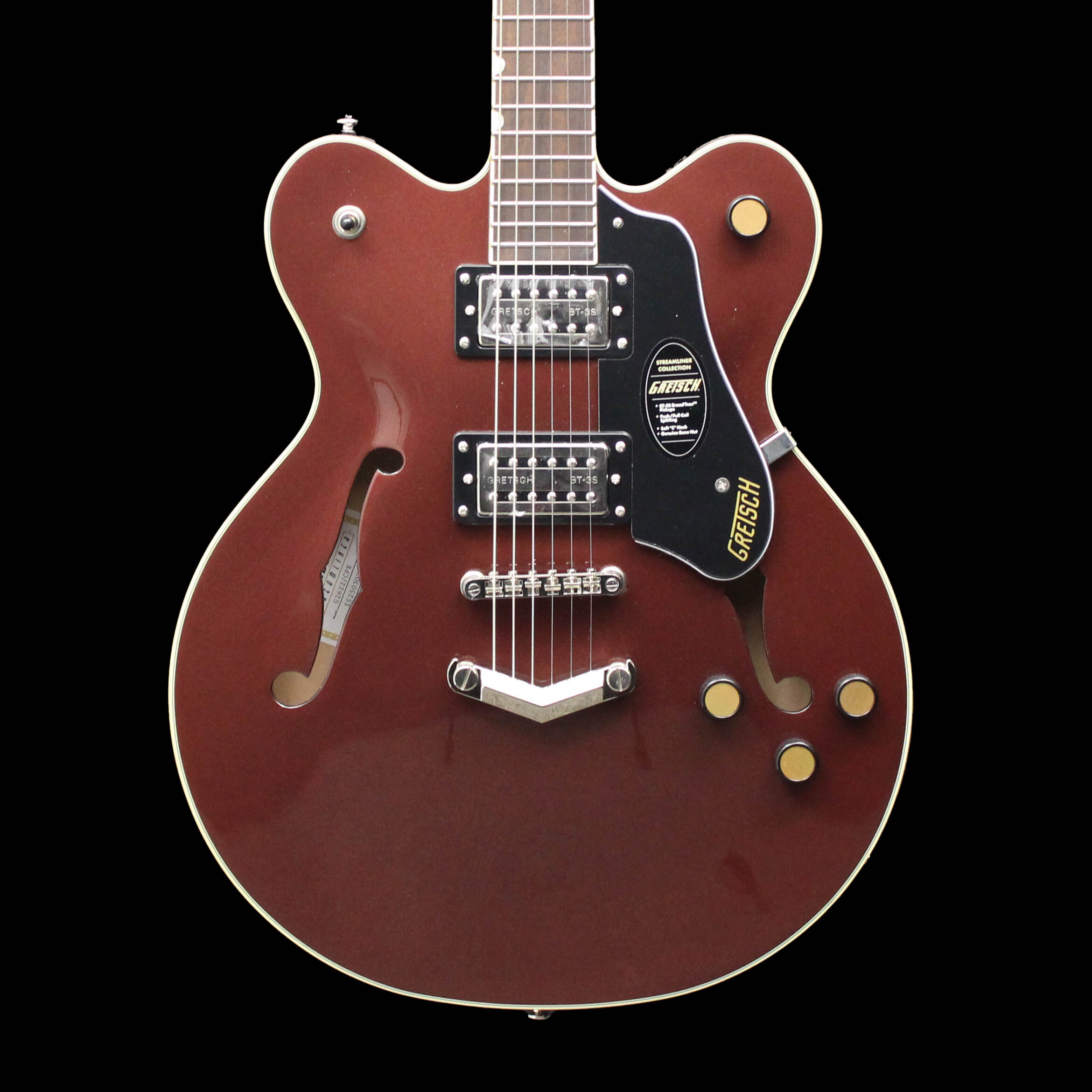 Gretsch G2622 Streamliner Center Block Double-Cut with V-Stoptail, Laurel Fingerboard, Broad’Tron BT-3S Pickups, Copper Metallic