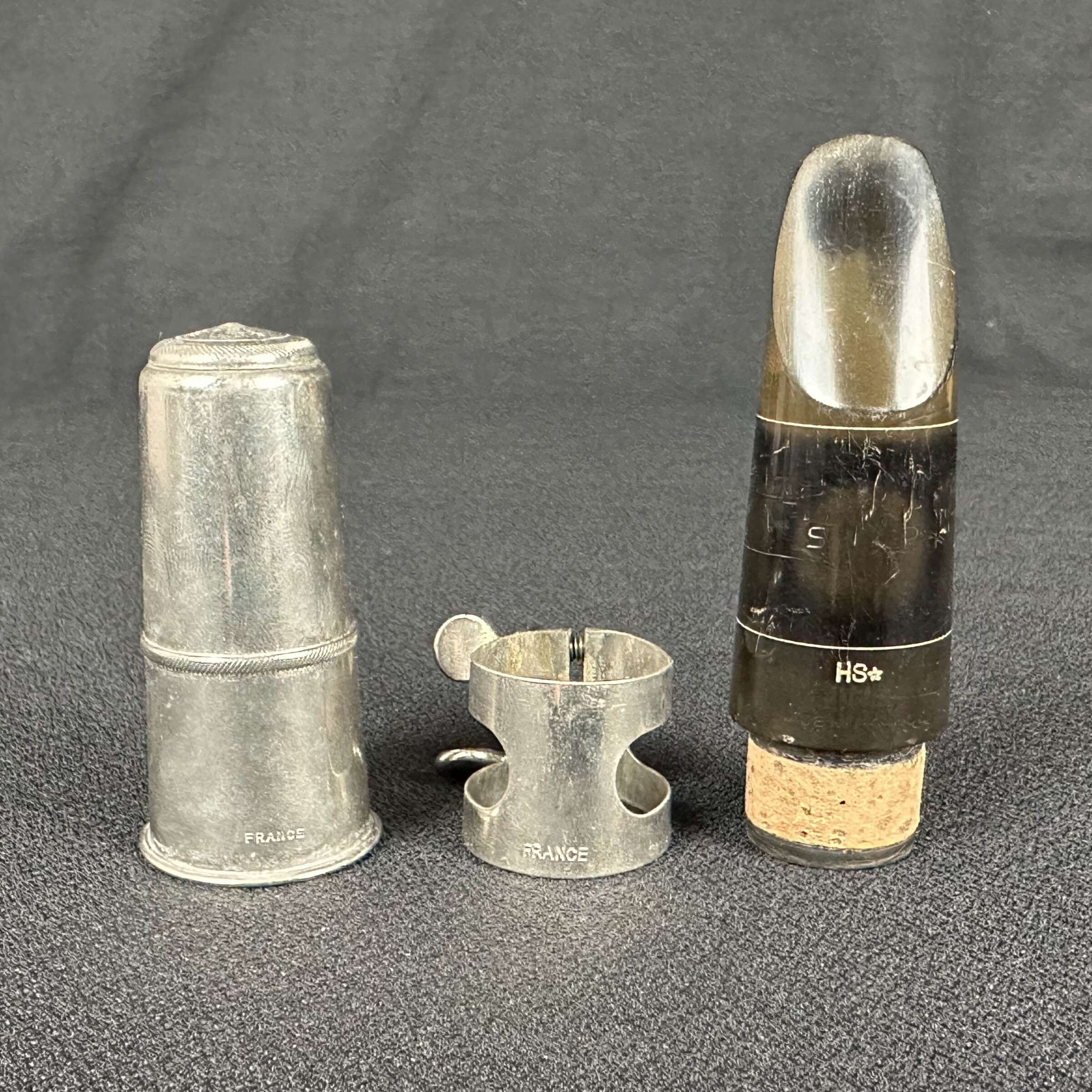 Vintage Selmer HS* Bb Clarinet Mouthpiece, Nickel Ligature, Cap