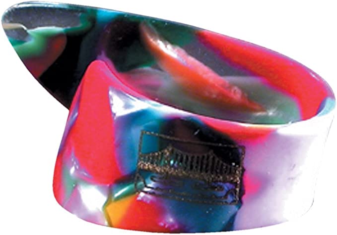 Golden Gate GP-7 Multi-colored Thumb Pick, Large