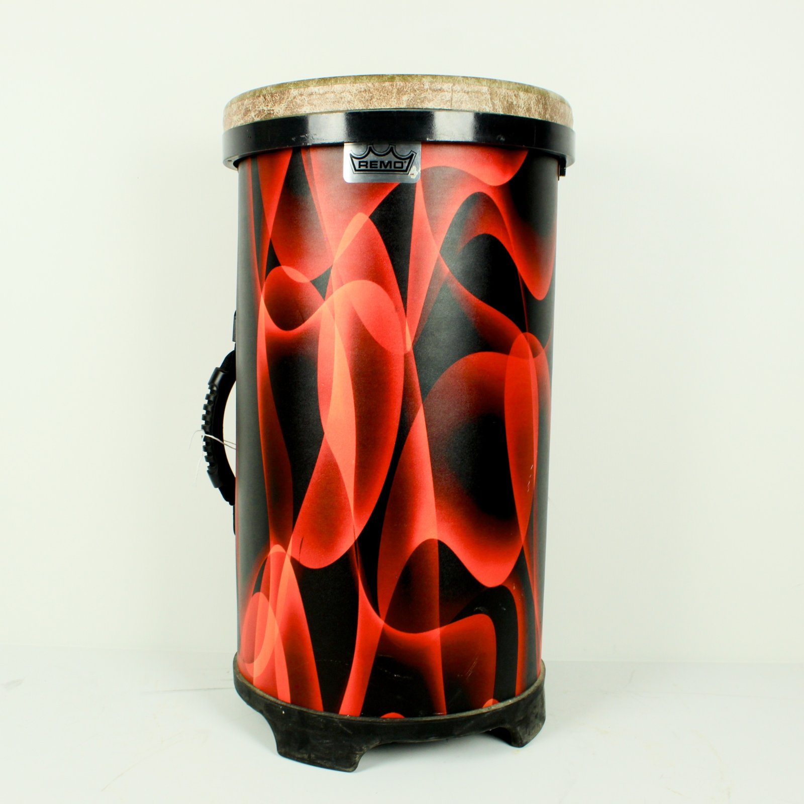 Remo Versa 12 Tubano, FlipTop Comfort Sound Technology Drum, Orange & Black (USED)