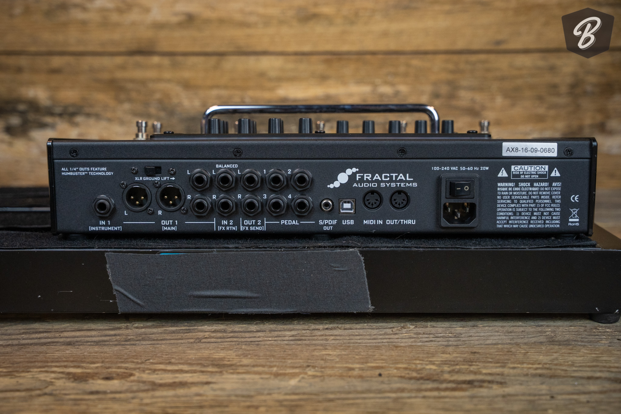Fractal Audio AX8 Amp Modeler/Multi-FX Processor w/ Pedaltrain