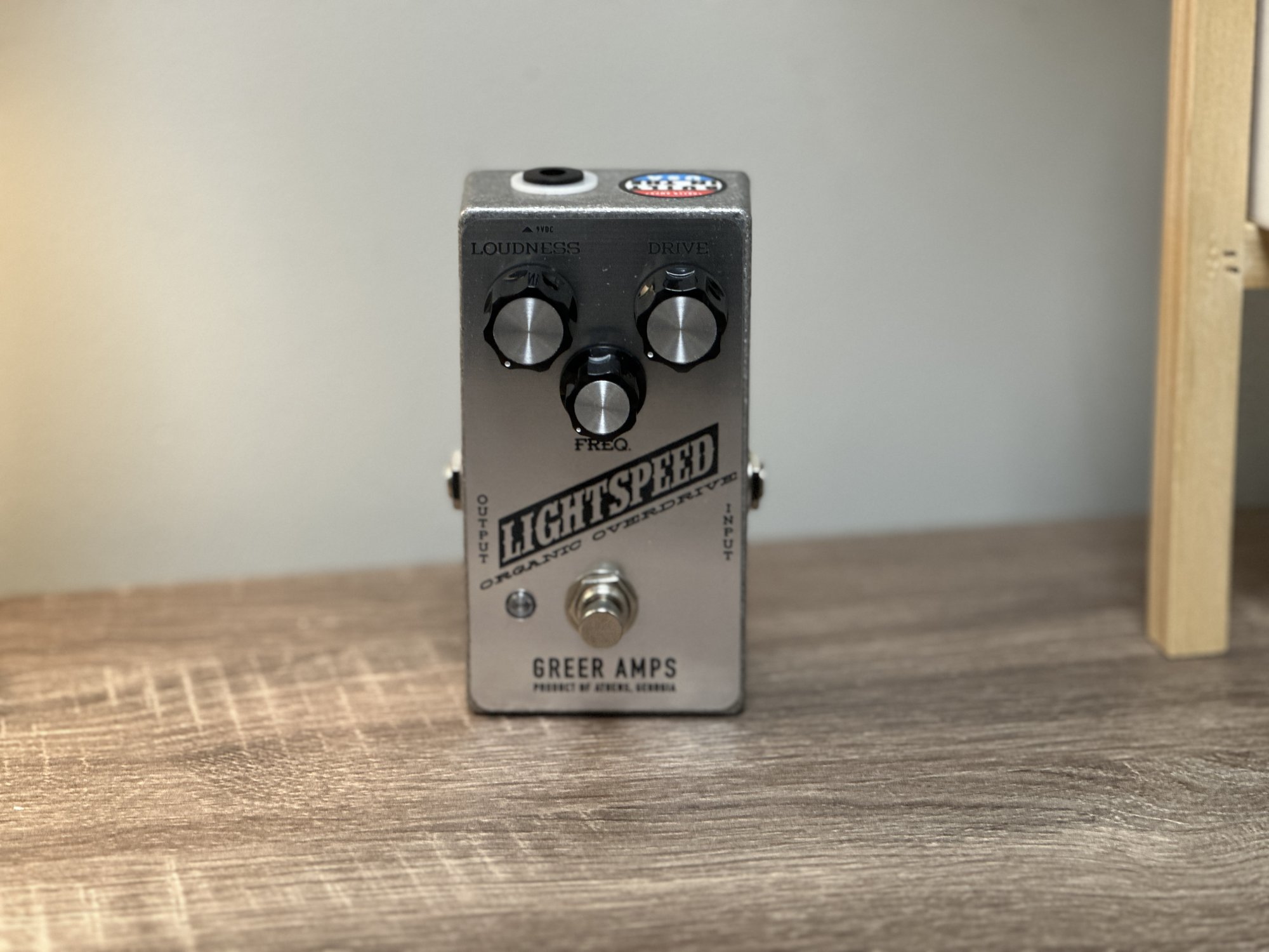 Greer Amps Lightspeed Organic Overdrive - Moonshot Silver