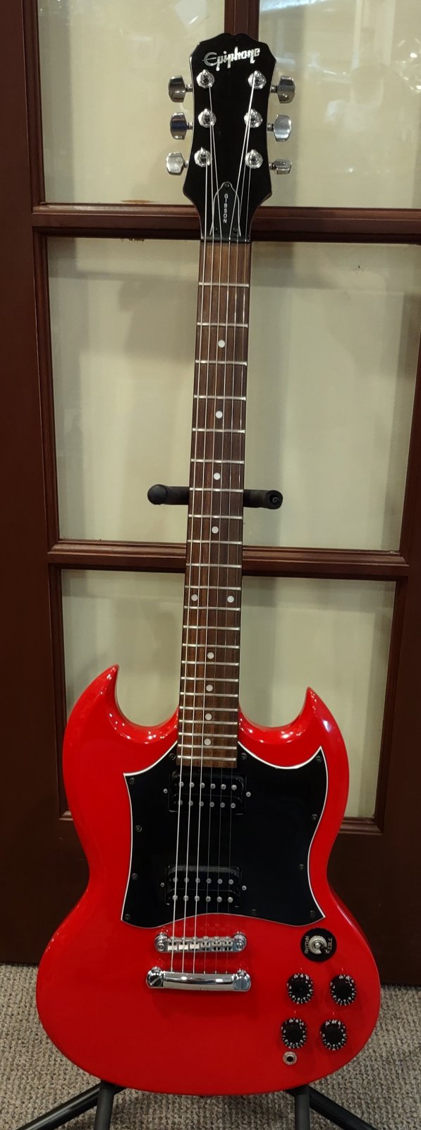 GUITAR - 1999 Korean Epiphone SG Special; Fiesta Red w/ OHSC