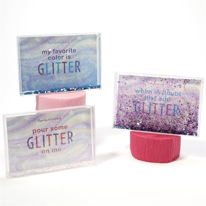 Cupcakes Cartwheels Glitter Picture Frame Cupcakes Cartwheels Glitter Picture Frame