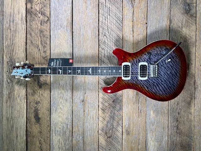 PRS SE Custom 24-08 (Charcoal Cherry Burst) - 825362244202