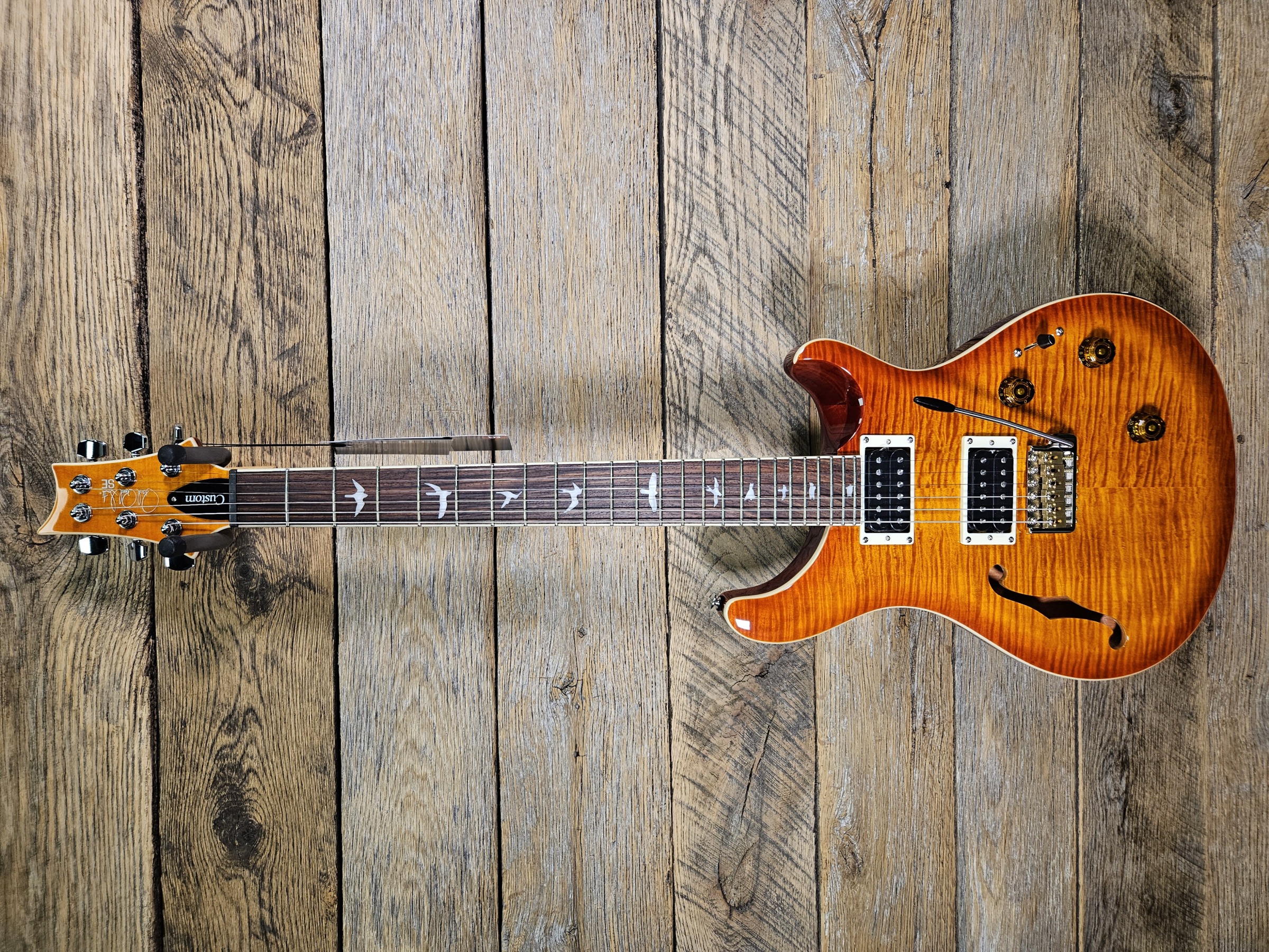 PRS SE Custom 24 Semi-Hollow w/ Piezo - 825362186496