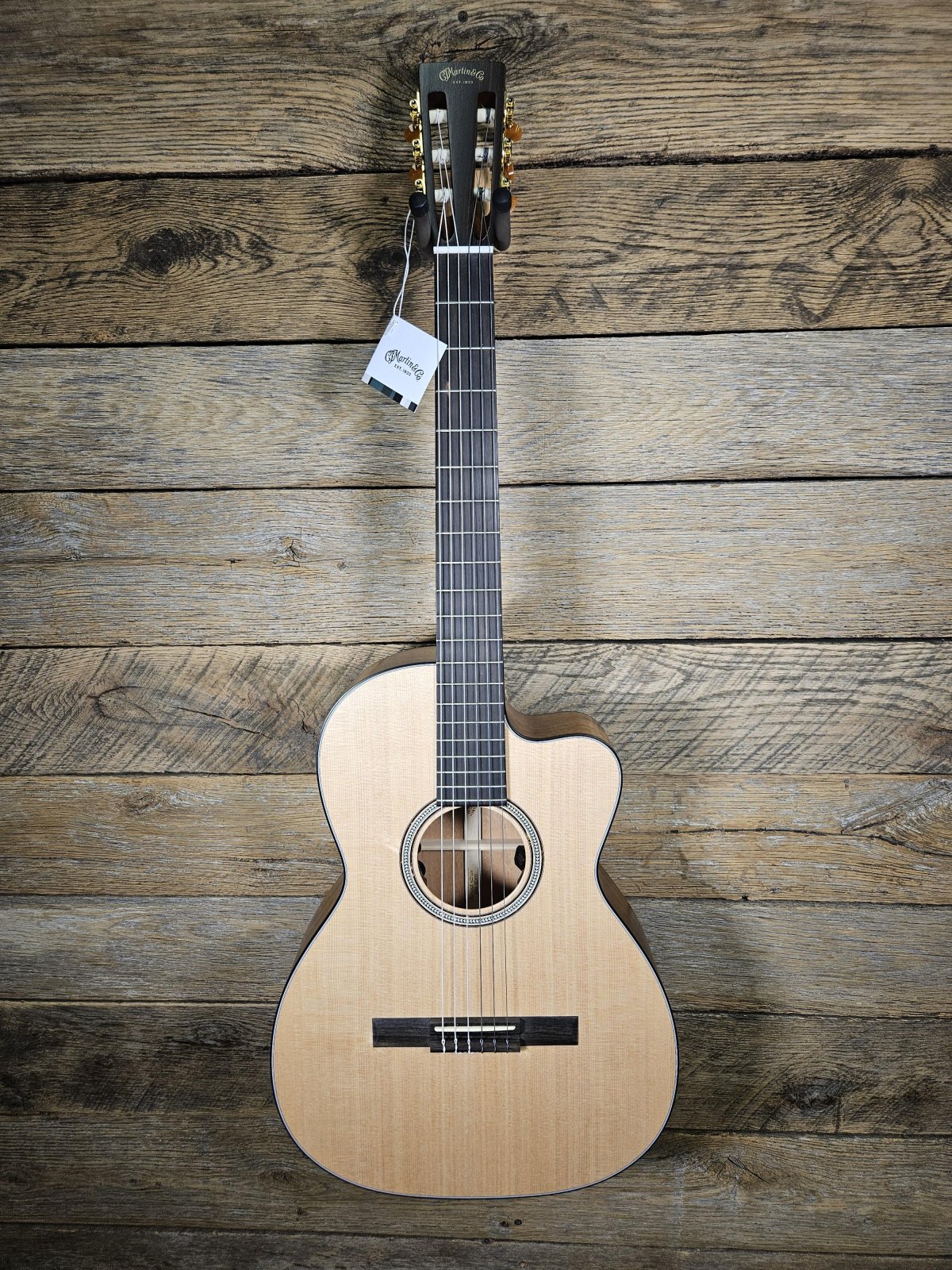 Martin 000C12-16E Nylon Mahogany W/Softshell Case - 729789671965