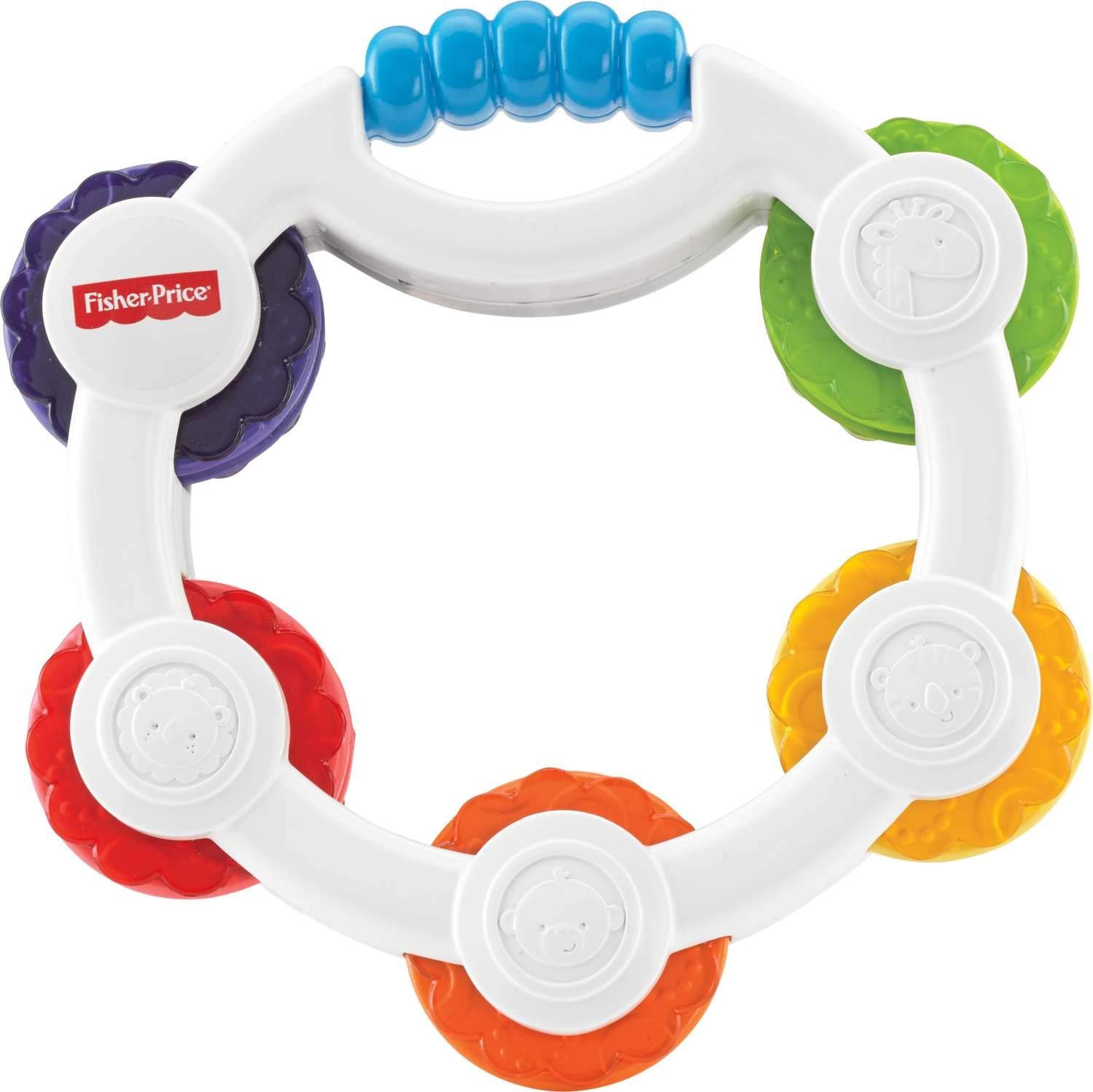 Mattel fisher-Price игр.погремушка бубен с зерк (746775371531)