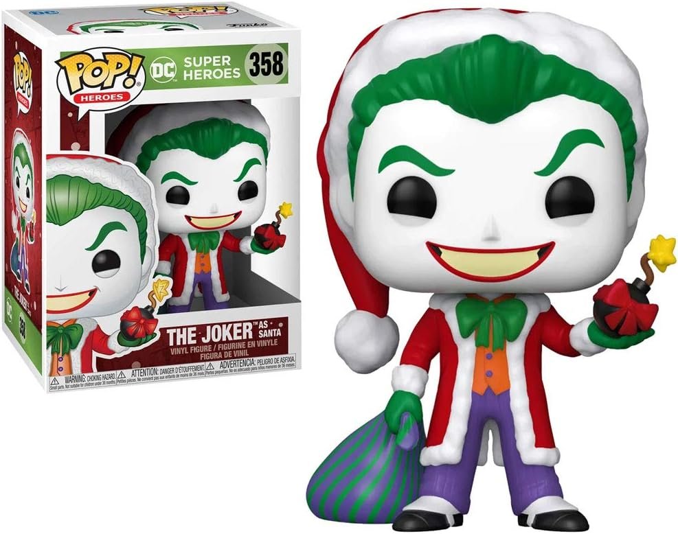 Funko Pop! DC Joker as Santa #358 - 889698510714