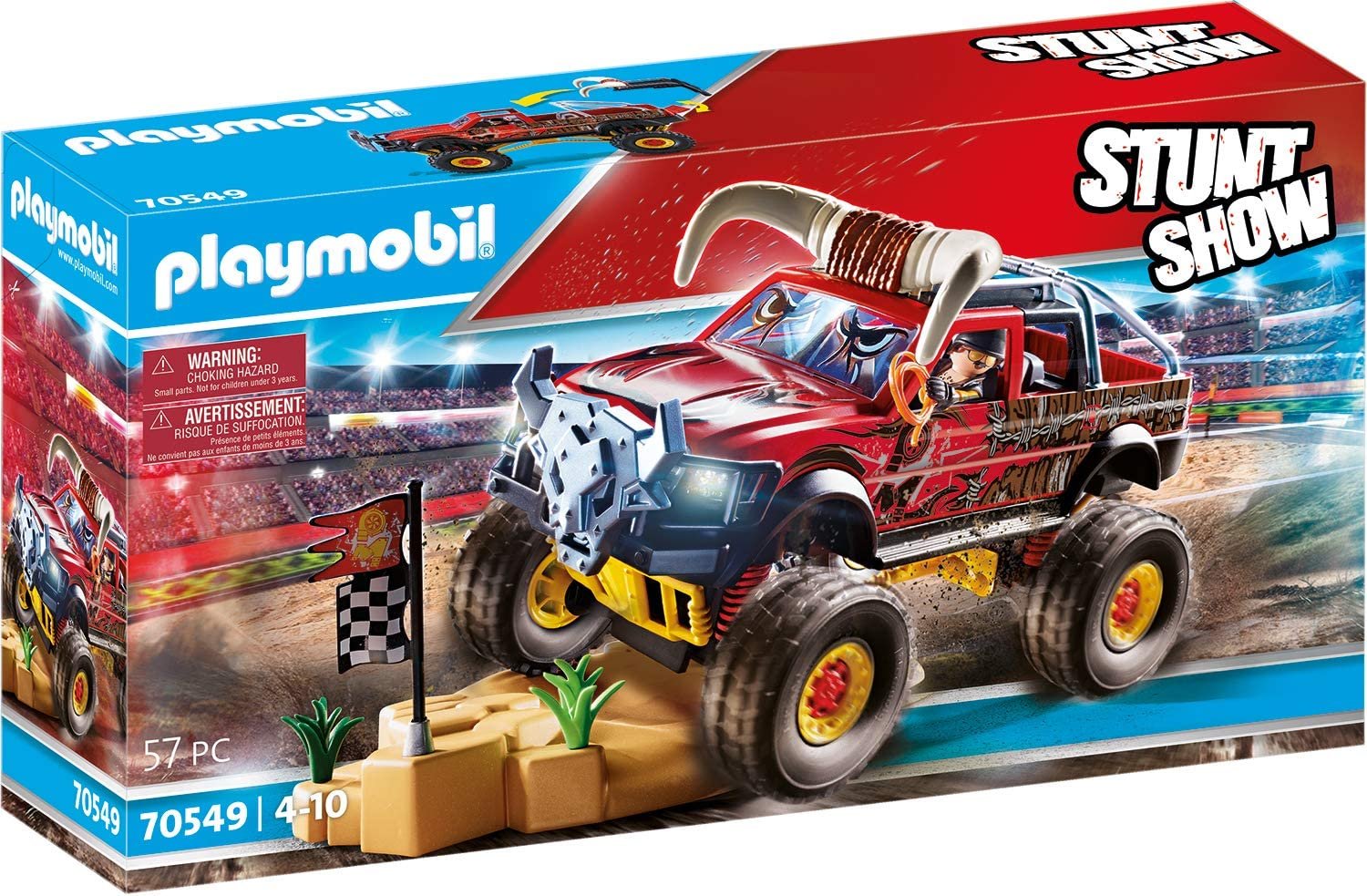 Playmobil Stunt Show Bull Monster Truck 4008789705495 playmobil-stunt-show-bull-monster-truck-4008789705495