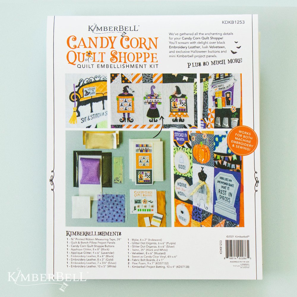Kimberbell Candy Corn Quilt Shoppe Embellishment Kit - 818514022865