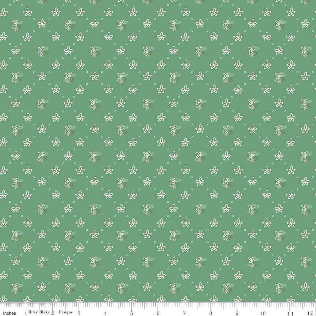 Clover Farm Wallpaper Green 