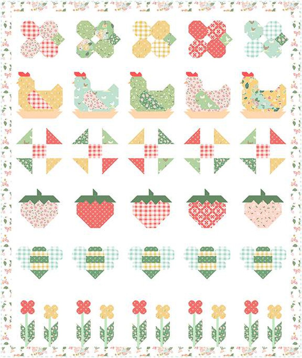 Clover Farm Row Quilt Pattern 