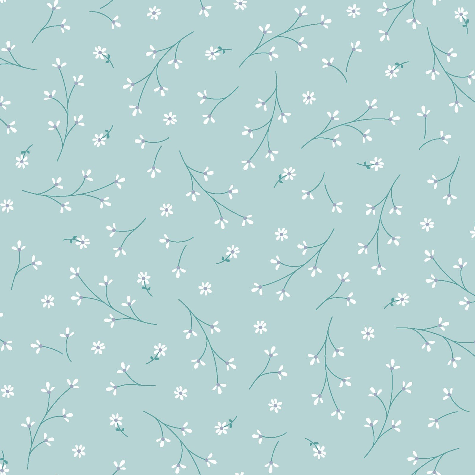 Kimberbell Basics Pretty Petals Aqua 