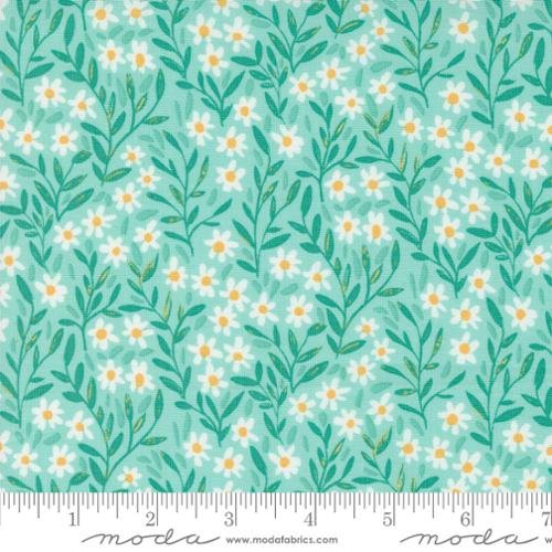 Kindred Daisy Aqua Floral 