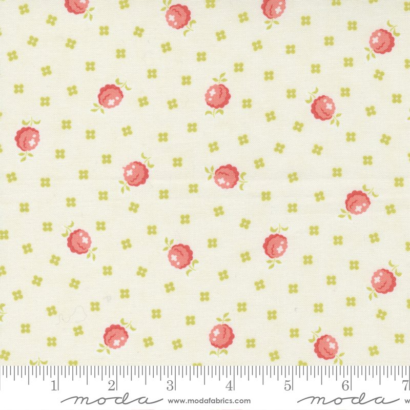 Stitched Raspberry White 