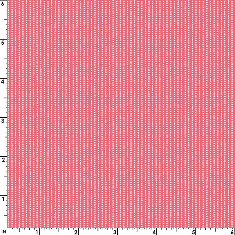 Vintage Flora Perforated Stripe Pink 