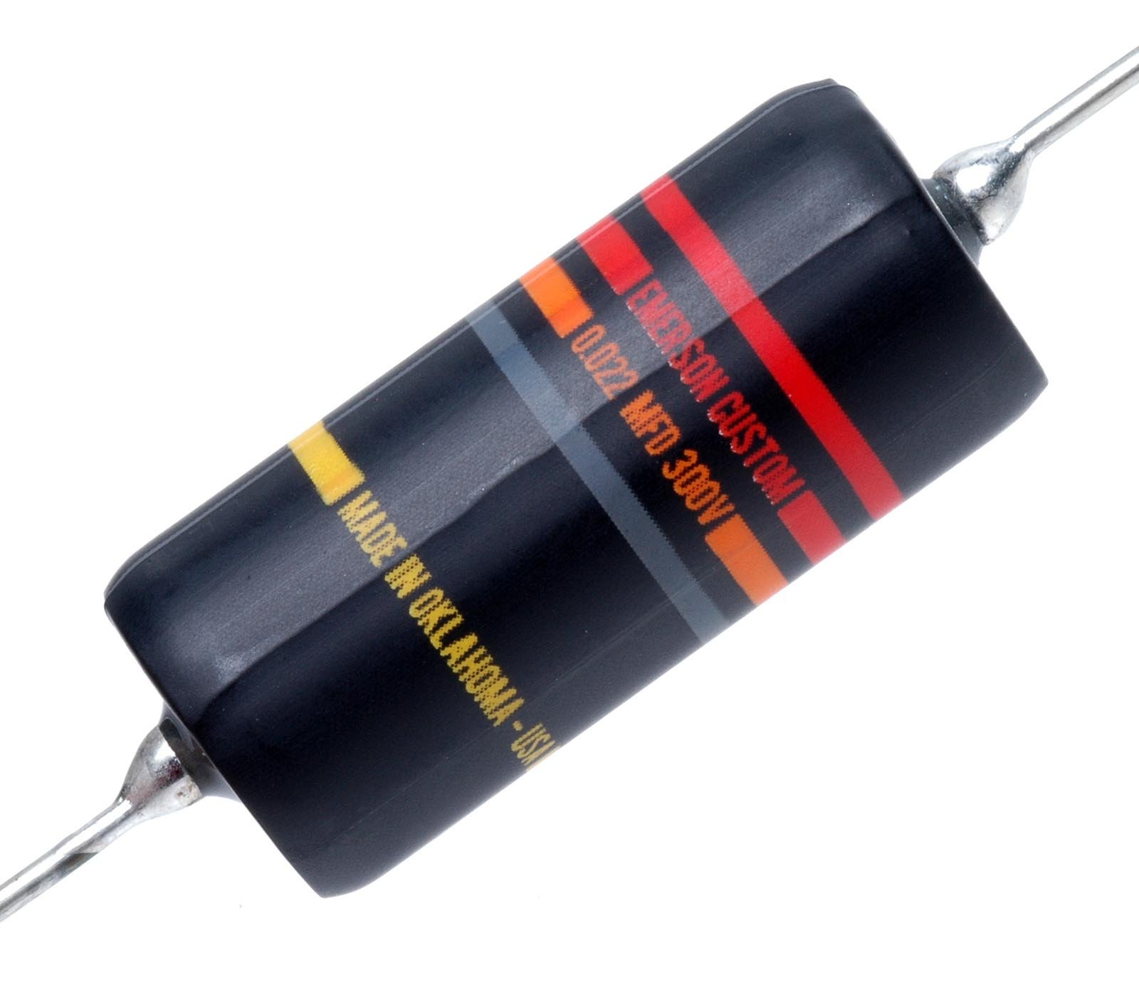 Emerson Custom Paper in Oil Tone Capacitor 0.022uf Bumblebee