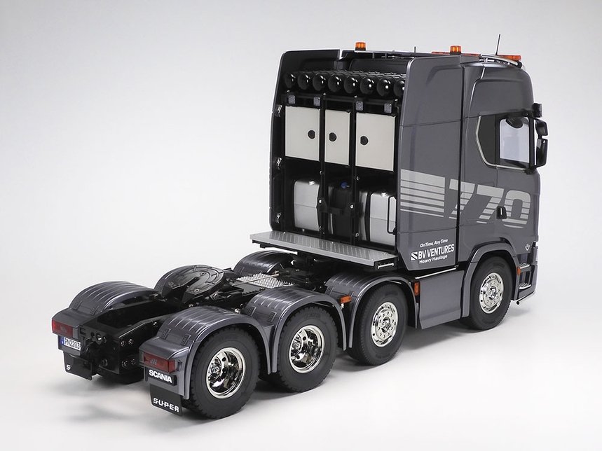 1/14 Scania 770 S 8x4/4 Semi Kit (Gun Metal Edition) - 4950344563760
