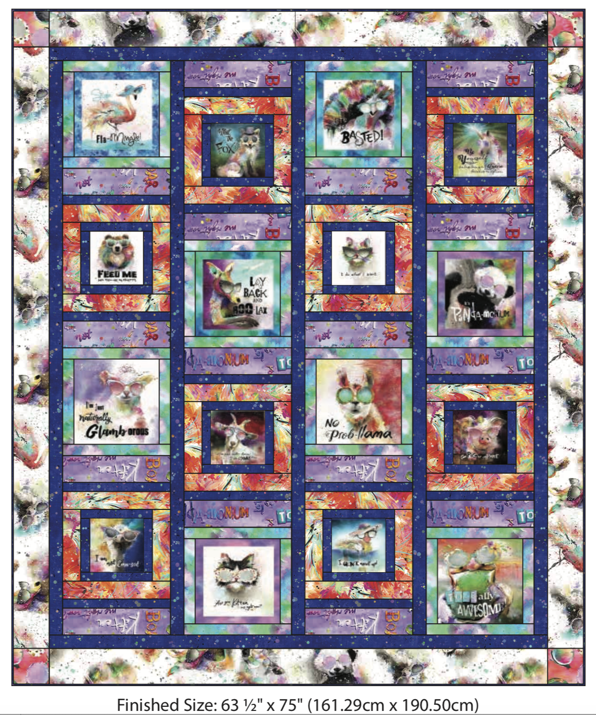 Sassier Animals Quilt Pattern Free Download
