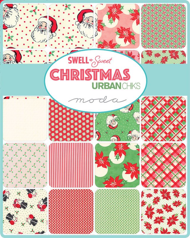 Moda Swell & Sweet Christmas Jelly Roll 752106555150
