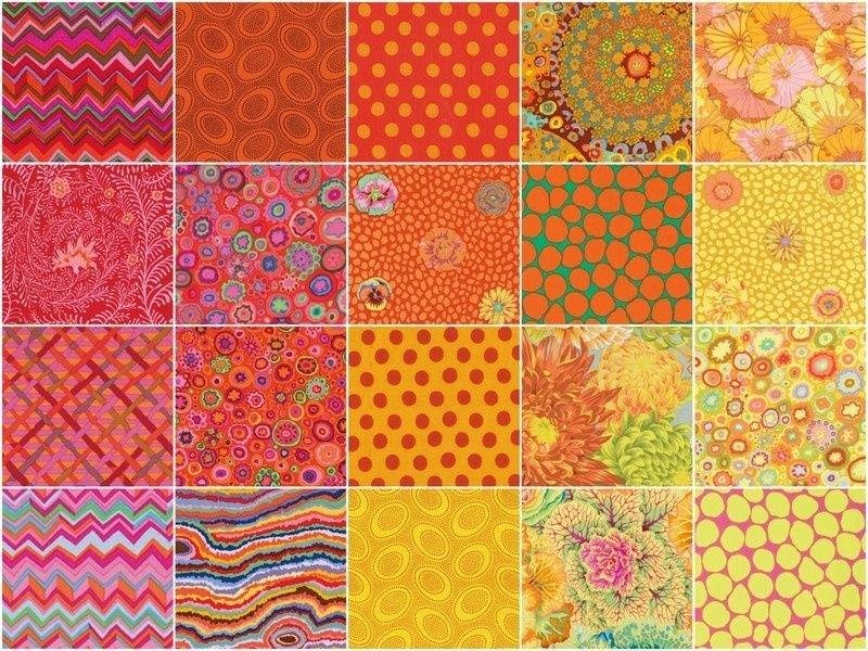 Kaffe Fassett Fat quarter bundle Citrus 884424233646
