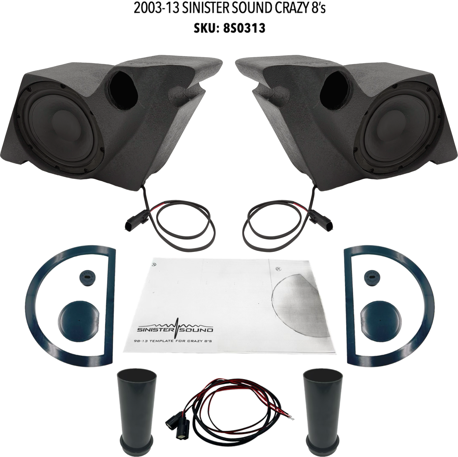 03-13 SinisterSound 8 Speakers, Enclosures, Crossovers