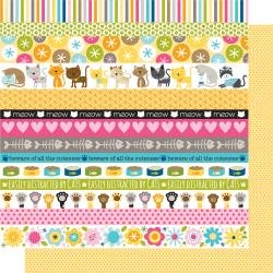 Bella Blvd 12x12 Zoo Crew Snack Time Double-Sided Cardstock Paper