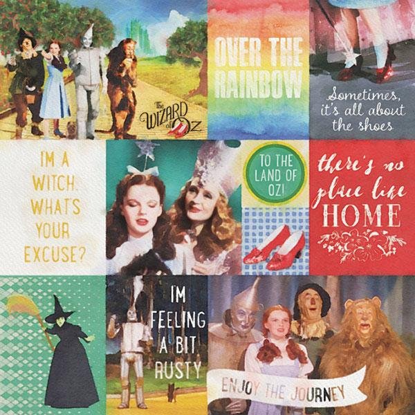  Wizard of Oz Tags Double-Sided
