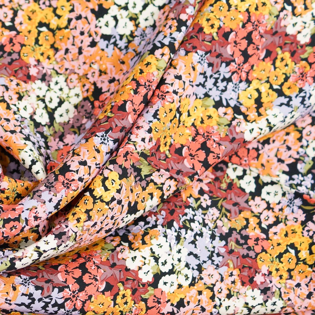Rayon Floral Rayon Twill