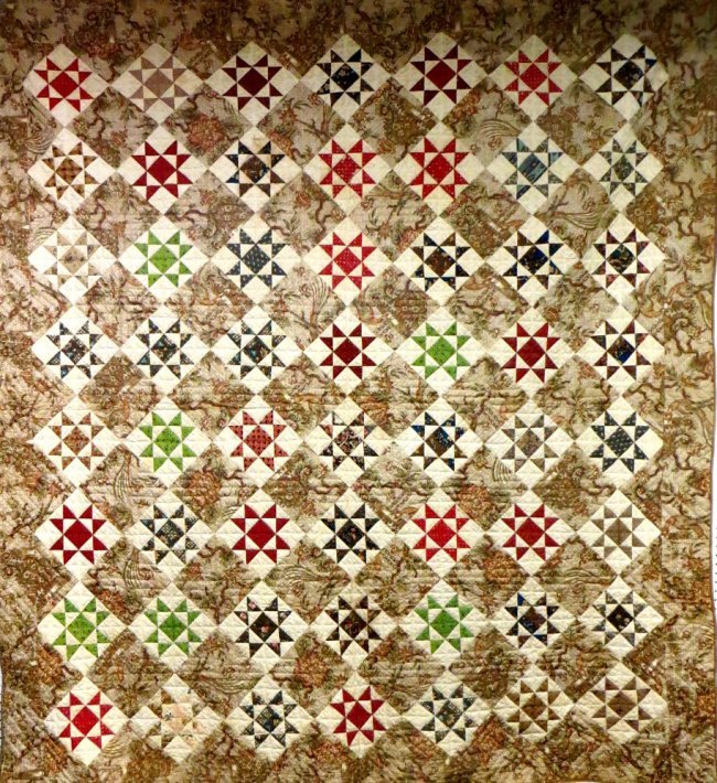 evening-stars-antique-quilt-early-19th-c