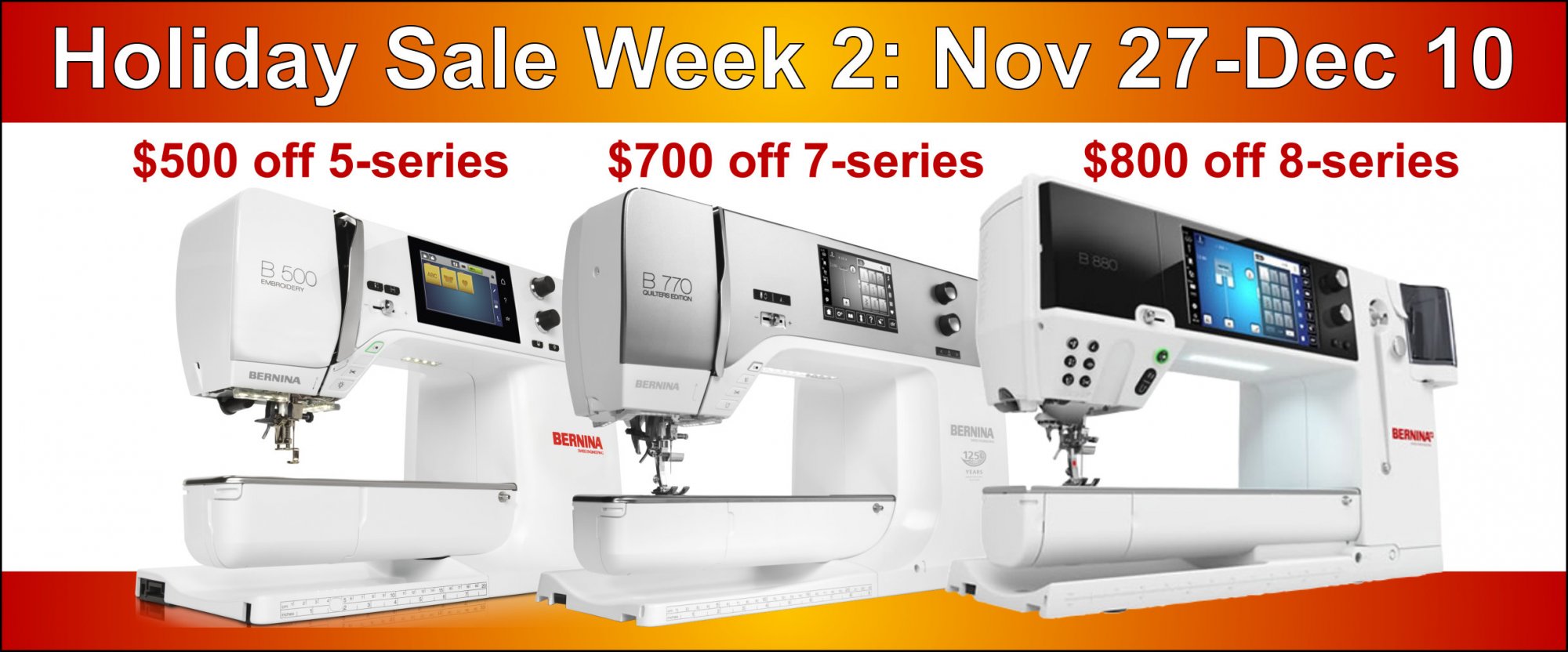 Come see the best selection of sewing machines in Lincoln, NE!