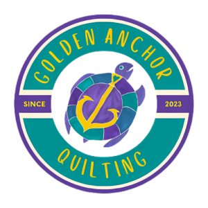 Golden Anchor Quilting Logo