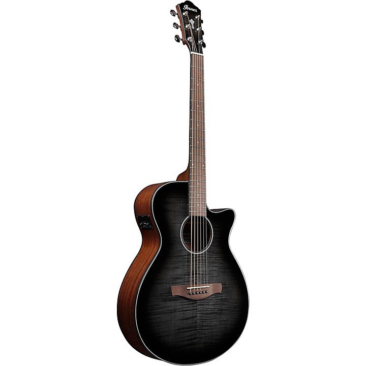 Ibanez AEG70TCH Acoustic/Electric Guitar Transparent Charcoal Burst