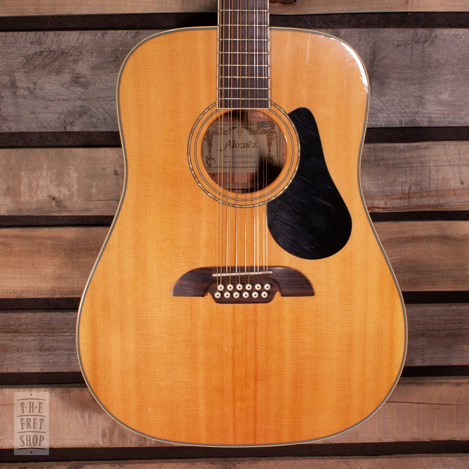 Used Alvarez AD410/12 NAT 12String Acoustic Guitar with Hardshell Case