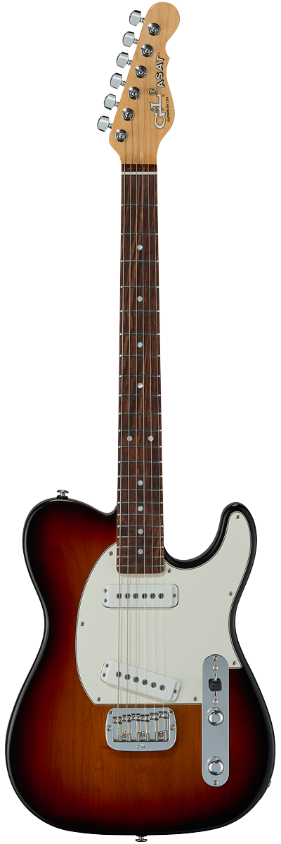 G&L Fullerton Deluxe ASAT Special Electric Guitar in 3-Tone Sunburst with  Gigbag