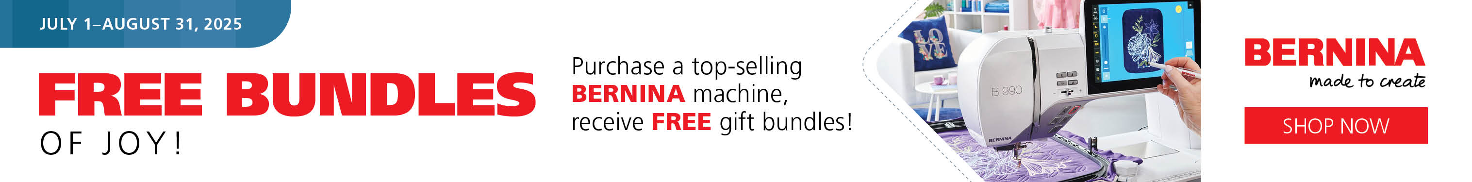 Bernina July Sale