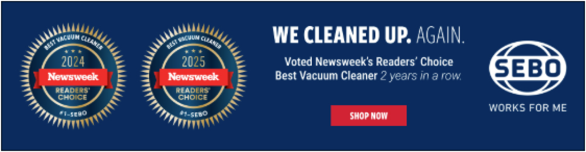 Sebo best Vacuum Newsweek
