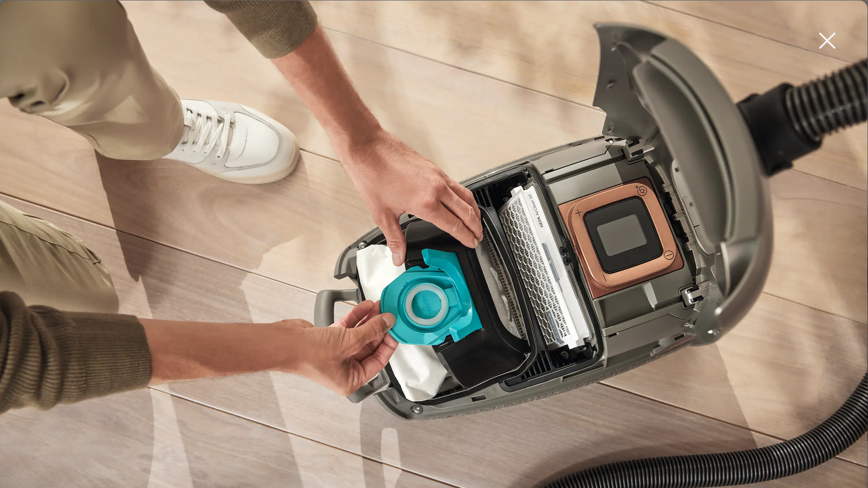 Filter system with ComfortFit
