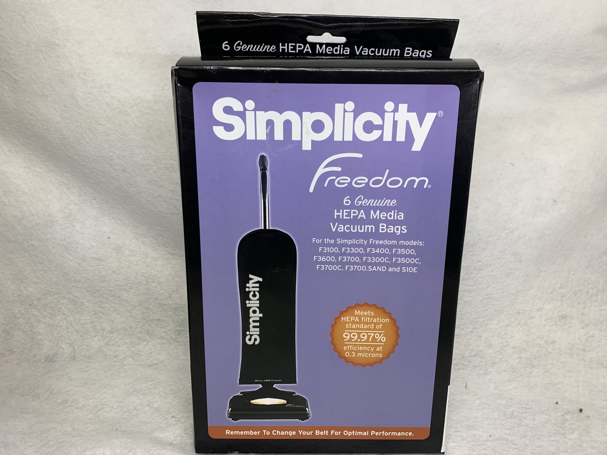 Simplicity Bags F Freedom Hepa 6 pk.SFH 
