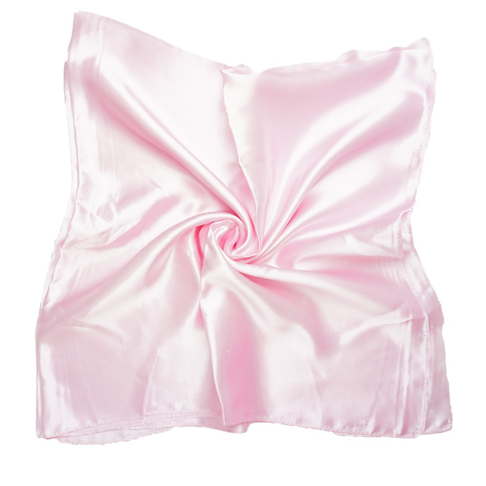 Solid Satin Scarf Baby Pink