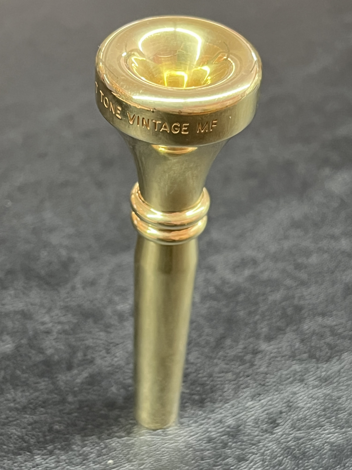 USED Jet Tone Vintage MF Gold-plated Trumpet Mouthpiece