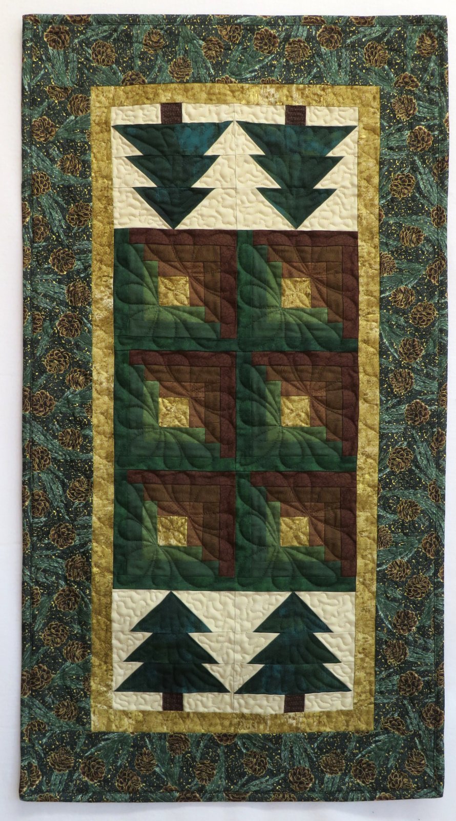 Log Cabin in the Pines Table Runner Kit 1012019