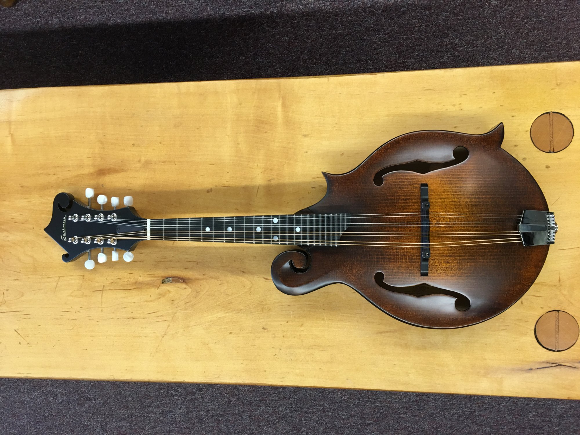 FStyle MD515CC/N Eastman Mandolin contoured Edge W/Hardshell Case